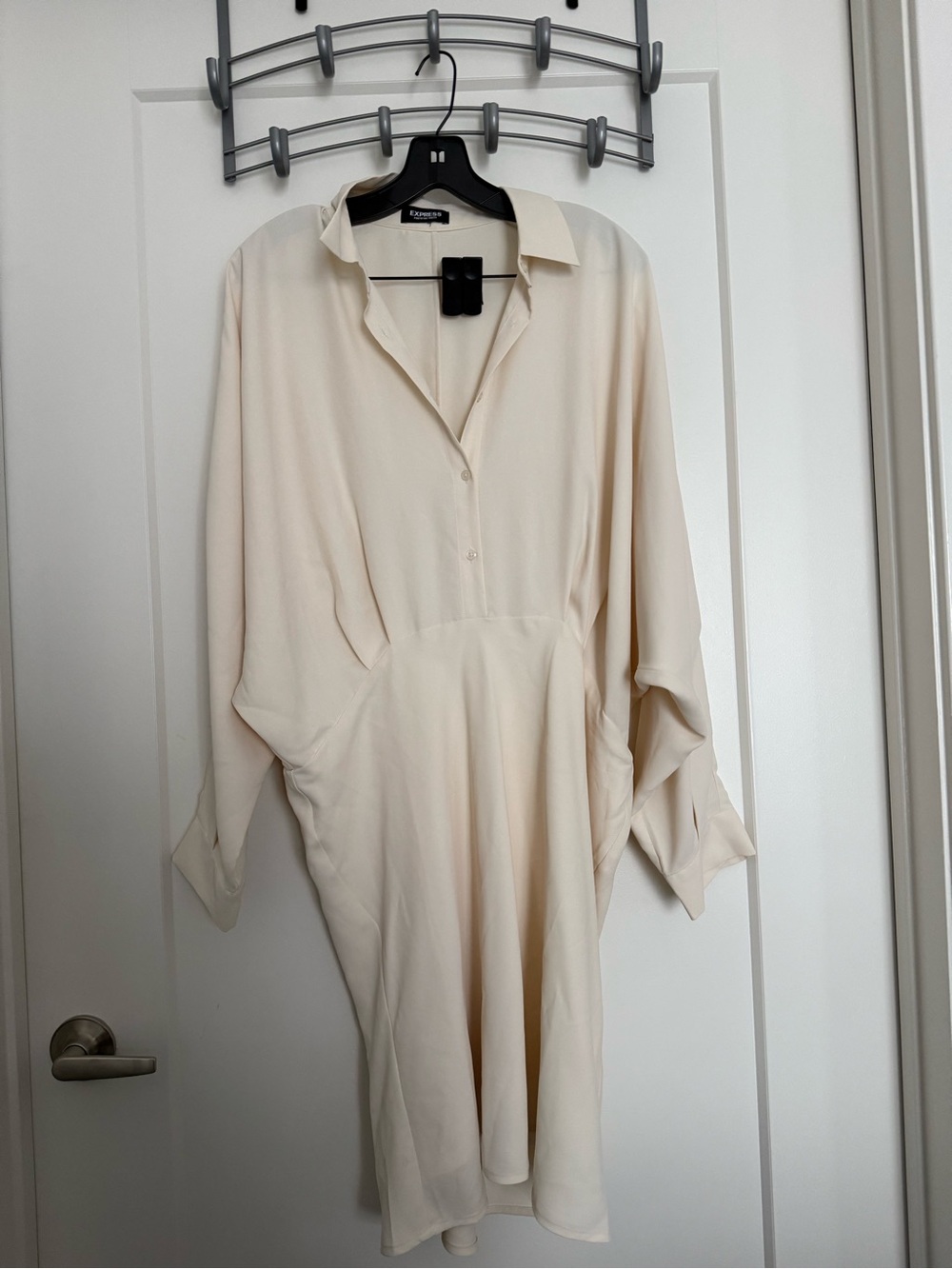 Express Cream Portofino Shirt Dress